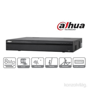 Dahua NVR4432-4KS2 (32 ch, H265, 200Mbps, HDMI+VGA, 2xUSB, 4x Sata, I/O) Otthon