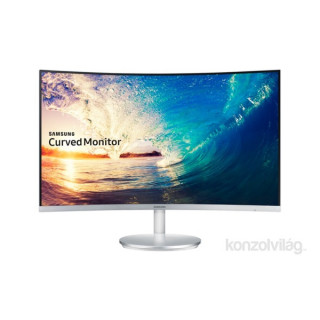 Samsung 27" C27F591FDU LED HDMI Display port ívelt kijelzős fehér monitor 