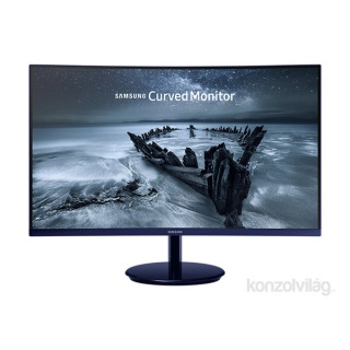 Samsung 27" C27H580FDU LED HDMI Display port ívelt fényes kék-fekete monitor PC