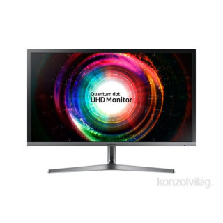 Samsung 27,9" U28H750UQU QLED 4K 2HDMI Display port fekete-ezüst monitor 