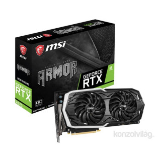 MSI RTX 2070 ARMOR 8G OC nVidia 8GB GDDR6 256bit PCIe videokártya PC