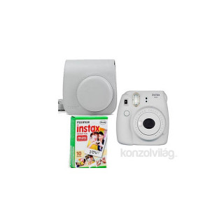 Fujifilm Instax Mini 9 fehér + tok + film analóg fényképezőgép kit Fotó, videó