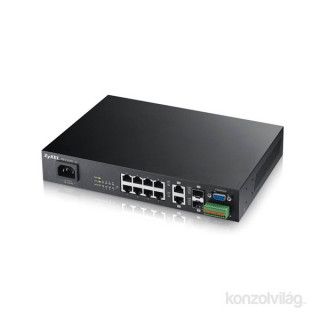 ZyXEL MES3500-10 8port FE LAN 2port GbE SFP/RJ45 Combo L2 menedzselhető switch PC