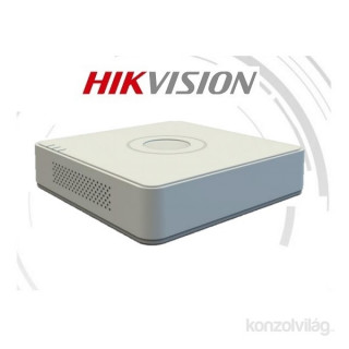 Hikvision DS-7108HQHI-K1 8 csatorna/3MP/2MP(200fps)/H265+/1x Sata/audio HD analóg rögzítő(Turbo DVR) Otthon