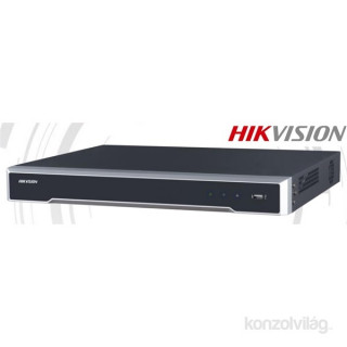 Hikvision DS-7616NI-K2/16P (16 ch, 160Mbps rögzítés, H265, HDMI+VGA, 2xUSB, 2x Sata, I/O, 16x PoE) Otthon