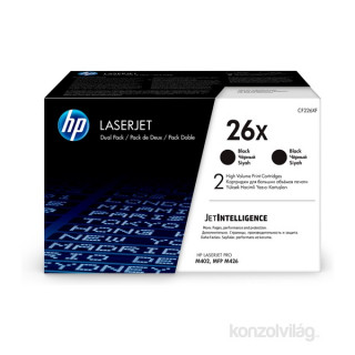 HP CF226XD (26X) fekete duo-pack nagykapcítású toner PC