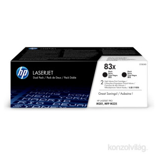 HP CF283XD (83X) fekete duo-pack nagykapacítású toner PC