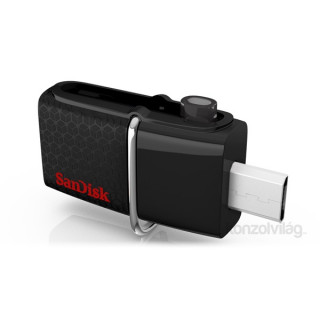 Sandisk 128GB USB3.0/Micro USB "Dual Drive" Fekete-Ezüst (173350) Flash Drive PC