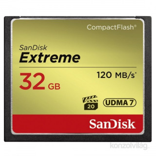 Sandisk 32GB Compact Flash Extreme memória kártya PC