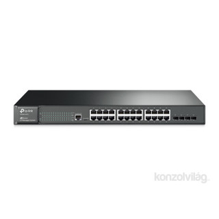 TP-Link T2600G-28TS 24port GbE LAN 4 combo GbE RJ45/SFP menedzselheto Switch PC