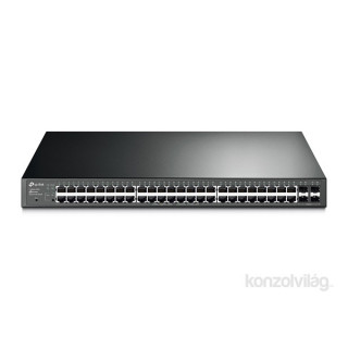 TP-Link T1600G-52PS 48port GbE LAN PoE+ 4 combo port GbE RJ45/SFP menedzselhető Switch PC