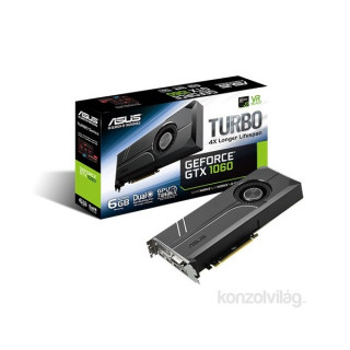 ASUS TURBO-GTX1060-6G nVidia 6GB GDDR5 192bit PCIe videokártya 