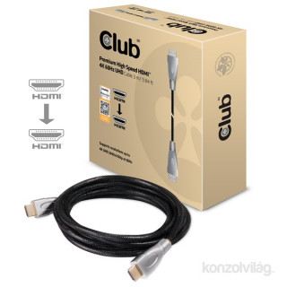 CLUB3D HDMI 2.0 - HDMI 2.0 1m prémium 4K60Hz kábel PC