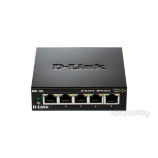 D-Link DGS-105 5port GbE LAN nem menedzselhető switch PC