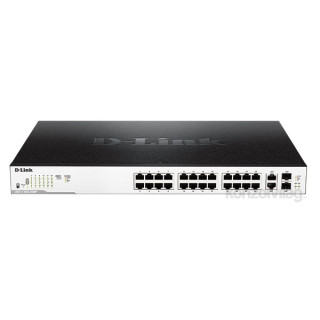 D-Link DGS-1100-26MP 24port GbE LAN 2x GbE RJ45/SFP Combo port PoE Smart switch PC