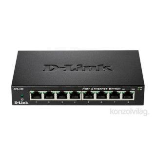 D-Link DES-108 8port FE LAN nem menedzselhető switch PC