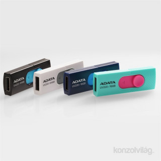 ADATA 8GB USB2.0 Fekete-Kék (AUV220-8G-RBKBL) Flash Drive 