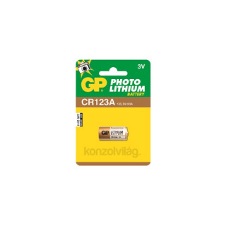 GP CR123 lithium fotó elem 1db/bliszter PC