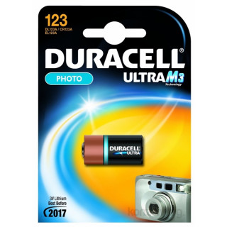 Duracell DL123 lithium fotó elem 1db/bliszter PC