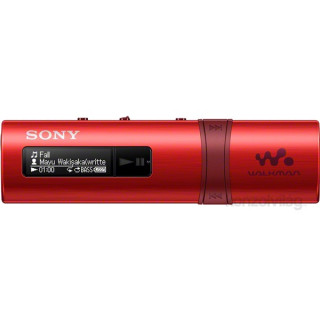 Sony NWZB183FR.CEW piros MP3 lejátszó FM rádióval 