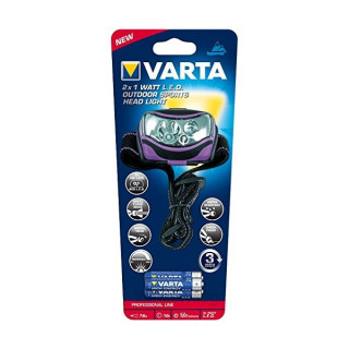 VARTA 2x1W LED Outdoor Sports fejlámpa Otthon