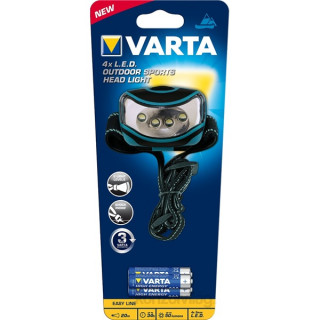 VARTA 4x LED Outdoor Sports fejlámpa Otthon