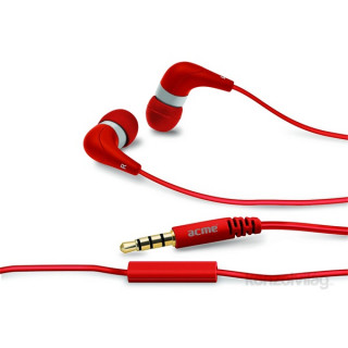 Acme HE15R Groovy piros mikrofonos fülhallgató 