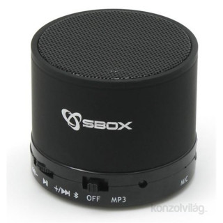 Sbox BT-160B Bluetooth fekete hangszóró PC