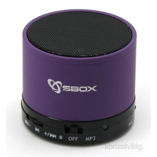 Sbox BT-160U Bluetooth lila hangszóró PC