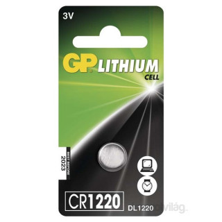 GP CR1220 lítium gombelem 1db/bliszter PC