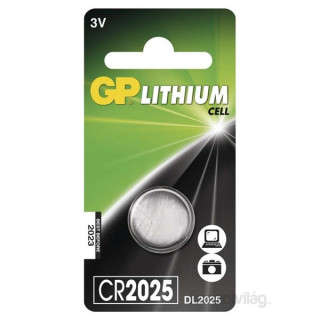 GP CR2025 lítium gombelem 1db/bliszter PC