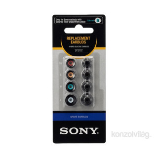 Sony EPEX10AB.AE fekete szilikon füldugó 