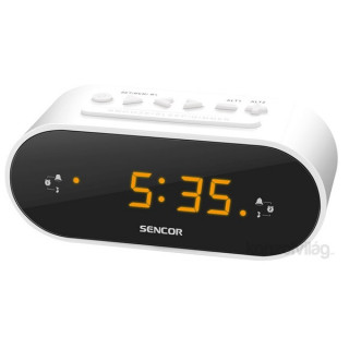 Sencor SRC 1100 W fehér rádiós ébresztoóra Audio