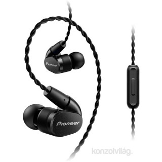 Pioneer SE-CH5T-K Hi-Res fekete mikrofonos fülhallgató 