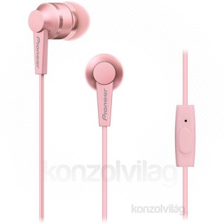 Pioneer SE-C3T-P rózsaszín mikrofonos fülhallgató PC