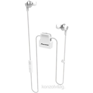 Pioneer SE-CL6BT-W fehér cseppálló aptX Bluetooth fülhallgató headset 
