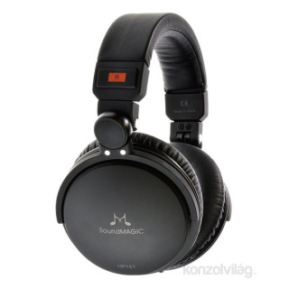 SoundMAGIC HP151 Over-Ear fekete fejhallgató (SM-HP151-02) PC