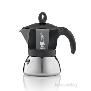 Bialetti Moka Induction 3 személyes fekete kotyogós kávéfőző 