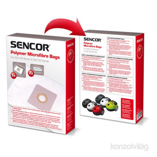 Sencor SVC 45/52 papírzsák 10 db + illatosító 