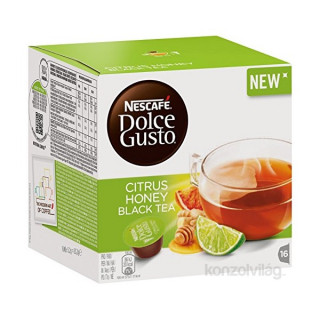 Nescafé Dolce Gusto Citrus-, méz- és gyömbérízu fekete tea 16 kapszula Otthon