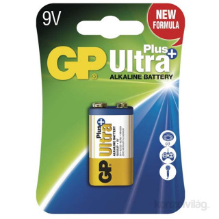 GP Ultra Plus 9V (6LF22) elem  1db/bliszter PC