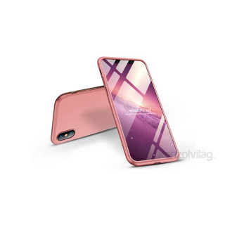 GKK GK0264 3in1 iPhone XS Max rózsaarany három részből álló védőtok 