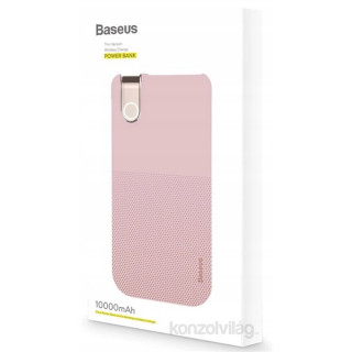 Baseus Thin 10000mAh vezeték nélküli pink power bank 