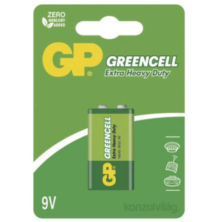 GP Greencell 9V, 1604G elem 1db/blister 
