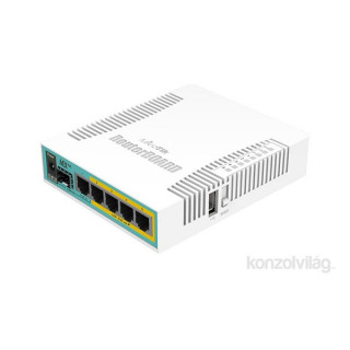 MikroTik RB960PGS hEX PoE L4 128MB RAM, 5xLAN, 1xSFP, 1xUSB, port 2-5PoE output PC