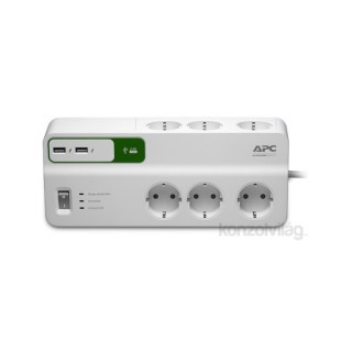 UPS-SP APC SurgeArrest Essential PM6U-GR [6db 230V, 2x USB] PC