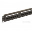 Triton EXCEL Cat.5E UTP 24 portos patch panel, 1U, fekete thumbnail