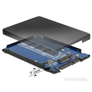 DeLock 2,5" SATA to M.2 NGFF with Enclosure PC