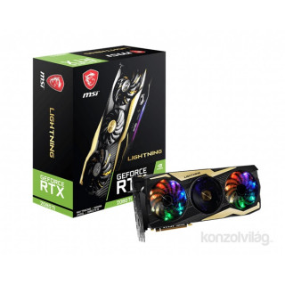 MSI RTX 2080 Ti LIGHTNING Z nVidia 11GB GDDR6 352bit PCIe videokártya PC