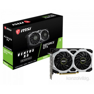 MSI GTX 1660 Ventus XS 6G OC nVidia 6GB GDDR5 192bit PCIe videokártya PC